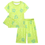 Kids Joy Shirt and Shorts 2pcs Suit Inside 2 Movie Joy Cosplay Costume for Summer