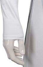 Viltrumite White Uniform Superhero Cosplay Tunic with Footed Tights for Halloween and Cosplay Events