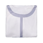 Viltrumite White Uniform Superhero Cosplay Tunic with Footed Tights for Halloween and Cosplay Events