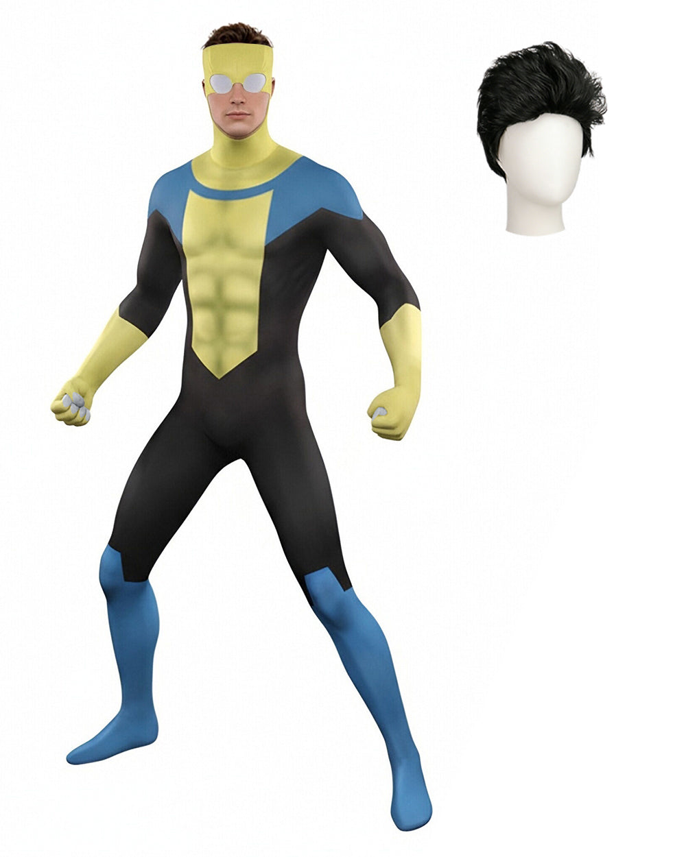 Superhero Mark Costume Classic High-Definition Bodysuit with Helmet for Comic Con