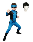 Hero Blue Jumpsuit Premium Lycra Spandex Full-Body Suit for Heroic Roleplay