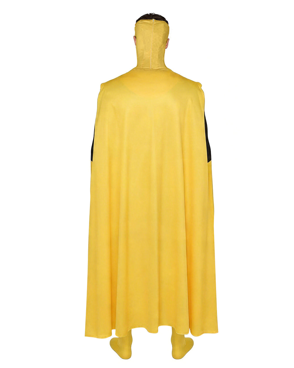 Multiverse Evil Hero Jumpsuit Yellow Combat Suit with Detachable Cape for Cosplay Events