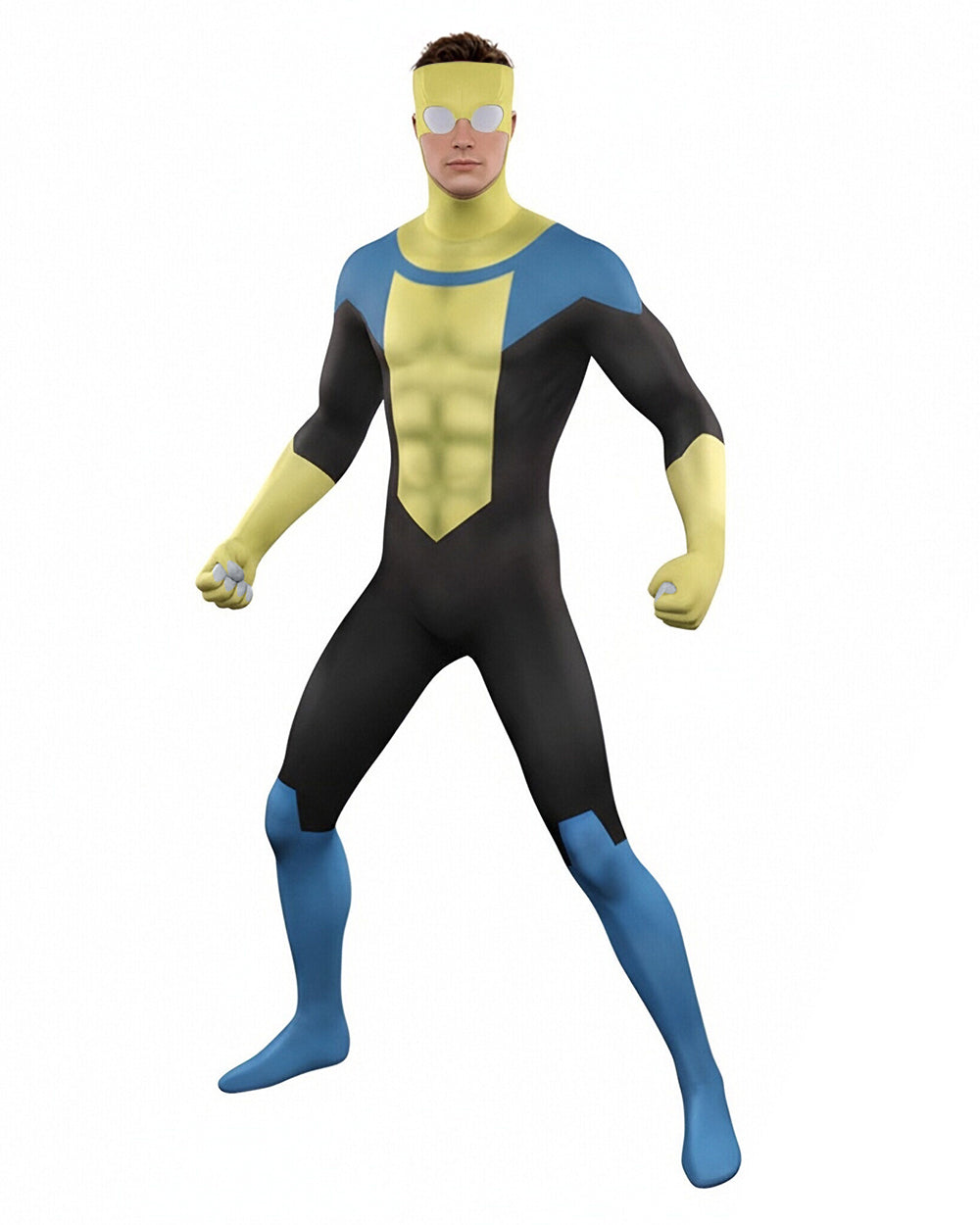 Superhero Mark Costume Classic High-Definition Bodysuit with Helmet for Comic Con