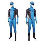 Hero Blue Jumpsuit Premium Lycra Spandex Full-Body Suit for Heroic Roleplay