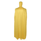 Multiverse Evil Hero Jumpsuit Yellow Combat Suit with Detachable Cape for Cosplay Events