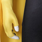 Multiverse Evil Hero Jumpsuit Yellow Combat Suit with Detachable Cape for Cosplay Events