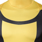 Multiverse Evil Hero Jumpsuit Yellow Combat Suit with Detachable Cape for Cosplay Events