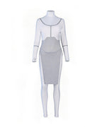 Female Viltrumite Outfit White Warrior Bodysuit with Iconic Loincloth for Cosplay
