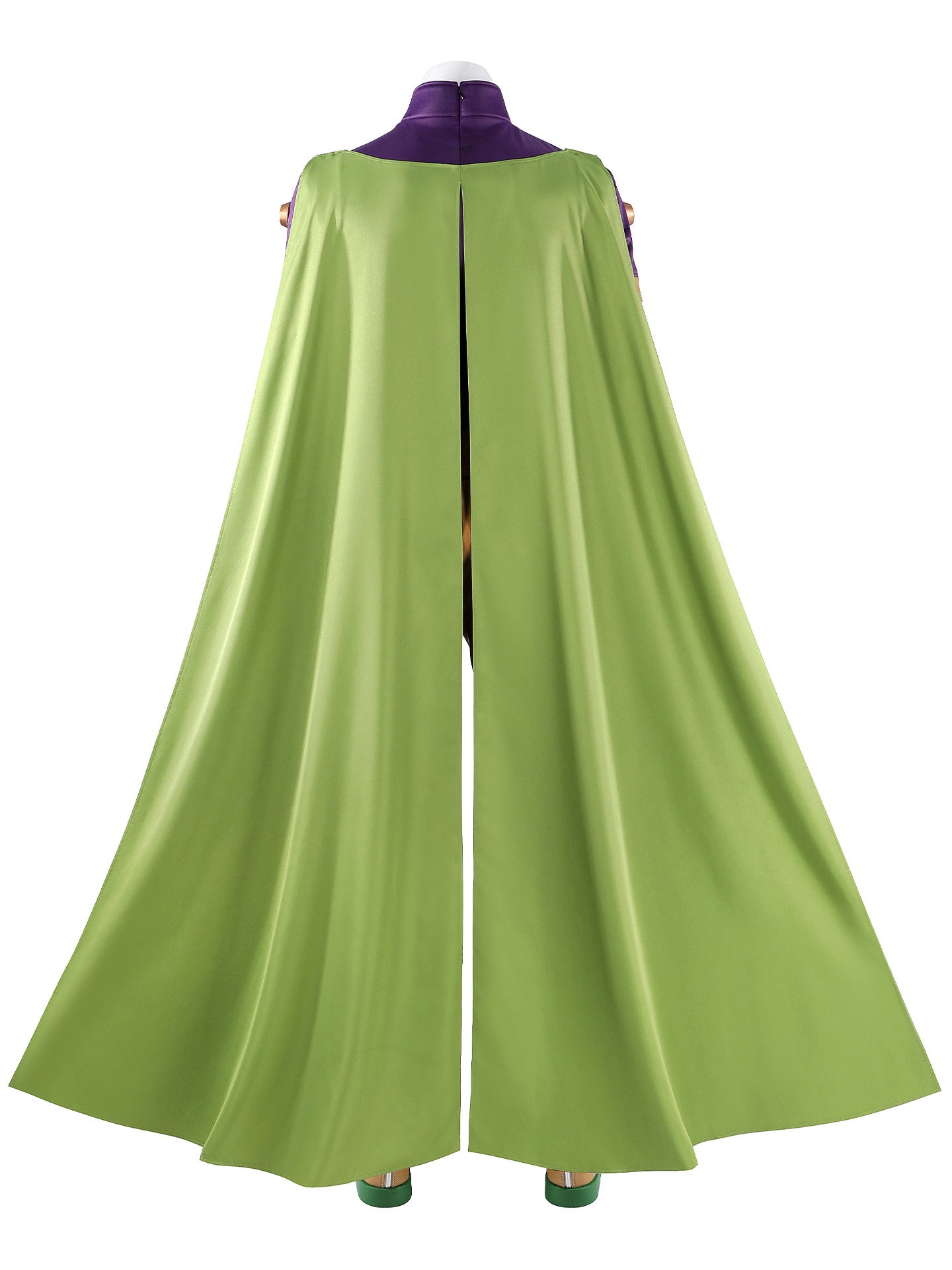 JJBA Spin Master Costume Purple Top with Green Cloak Pants and Hat for Cosplay Events
