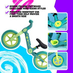 Kids Balance Bike Dinosaur Bike 2 Wheels with Foldable Footrest Ride-on Toys For Boy Girls