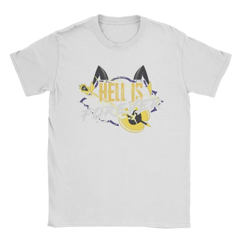 Adult Hell Is Forever T-Shirts Casual Men O Neck Pure Cotton Short Sleeve Tee Shirt Summer Tops