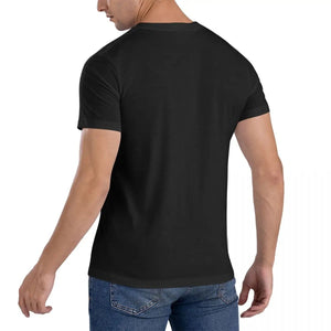 Men Caesar T Shirt Cotton Vintage Short Sleeve Round Collar T-Shirt with Plus Size