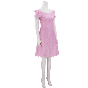 Adult Wicked Glinda Costume Party Pink Dress Glinda Cosplay Outfit