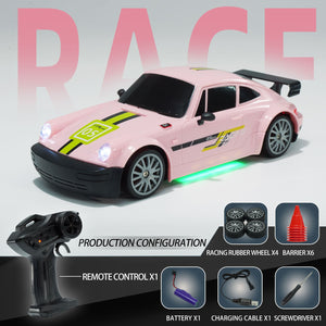 1/20 RC Drift Car 2.4G Full Scale Stunt Car 4WD Electric RC Racing Car With Lights