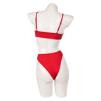 Cherri Bomb Cosplay Swimsuit Demon Cherri Bikinis Set for Summer Vacation