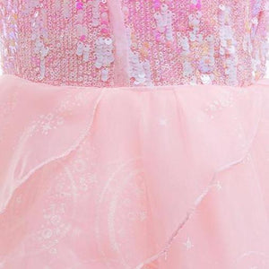 Girls Glinda Dress The Good Witch Pink Glinda Outfit Wicked Cosplay Costume 4-12 Years Old