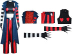 Velvette Cosplay Costume Hotel Angel Dust Uniform Helluva Boss Outfit Halloween Jacket