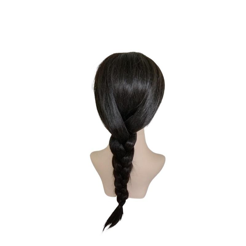 Black Elphaba Wig and Blonde Glinda Wig Soft Synthetic Cosplay Wigs