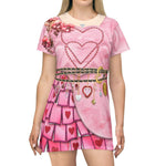 Adult Queen of Hearts The Rise of Red Princess Dress for Halloween Carnival