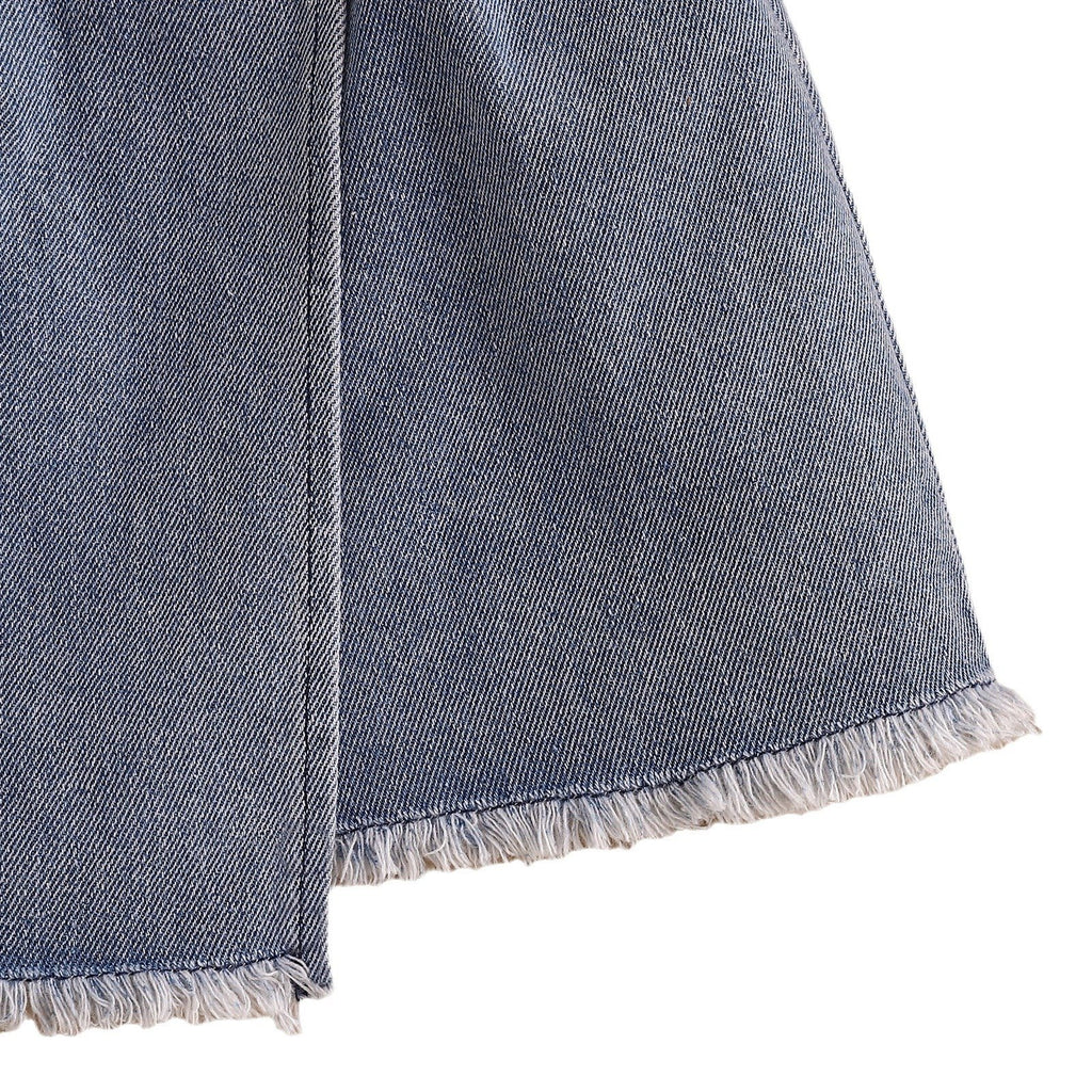 Toddler My First Fourth of July Outfit Baby Girl July 4 Clothes American Flag Tanks and Denim Skirt