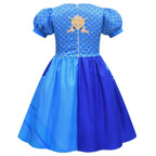 Girls Chloe Charming Costume Blue Dress with Wig Outfit with Accessories for Cosplay
