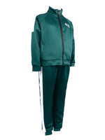 Adult Player 456 Track Suit Green Zipper Jacket and Pants Costume