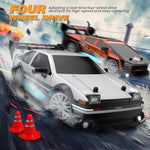 1/24 RC Drift Car 30KM/H GTR Racing Fast RC Car 4WD Electric Remote Control Car Toys