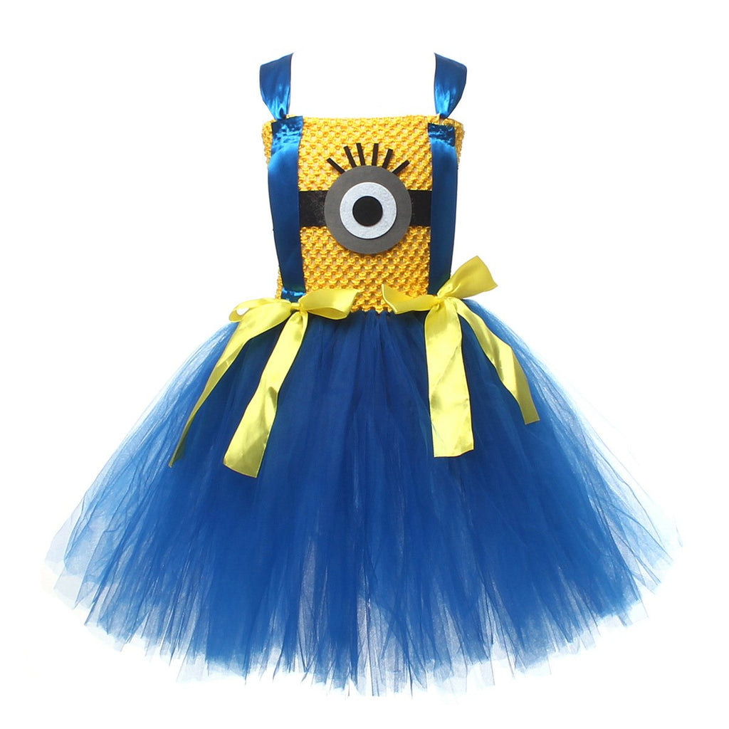 Kids Costumes Yellow and Purple Tutu Dress with Iconic Goggles