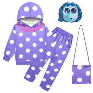 Kids Inside 2 Out Hoodie Toddler Envy Hooded Sweatshirt Pants Full Set Emotion Dress Up Costume