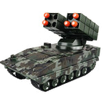 11CH Remote Control Tank 2.4G Battle Soft Bullet Tank Missile Vehicle Electric Armored Tank Toy