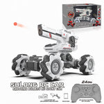 1/14 RC Car 4WD Water Bomb Car 360° Rotation Stunt Car Detachable Electric Ejector For Kids