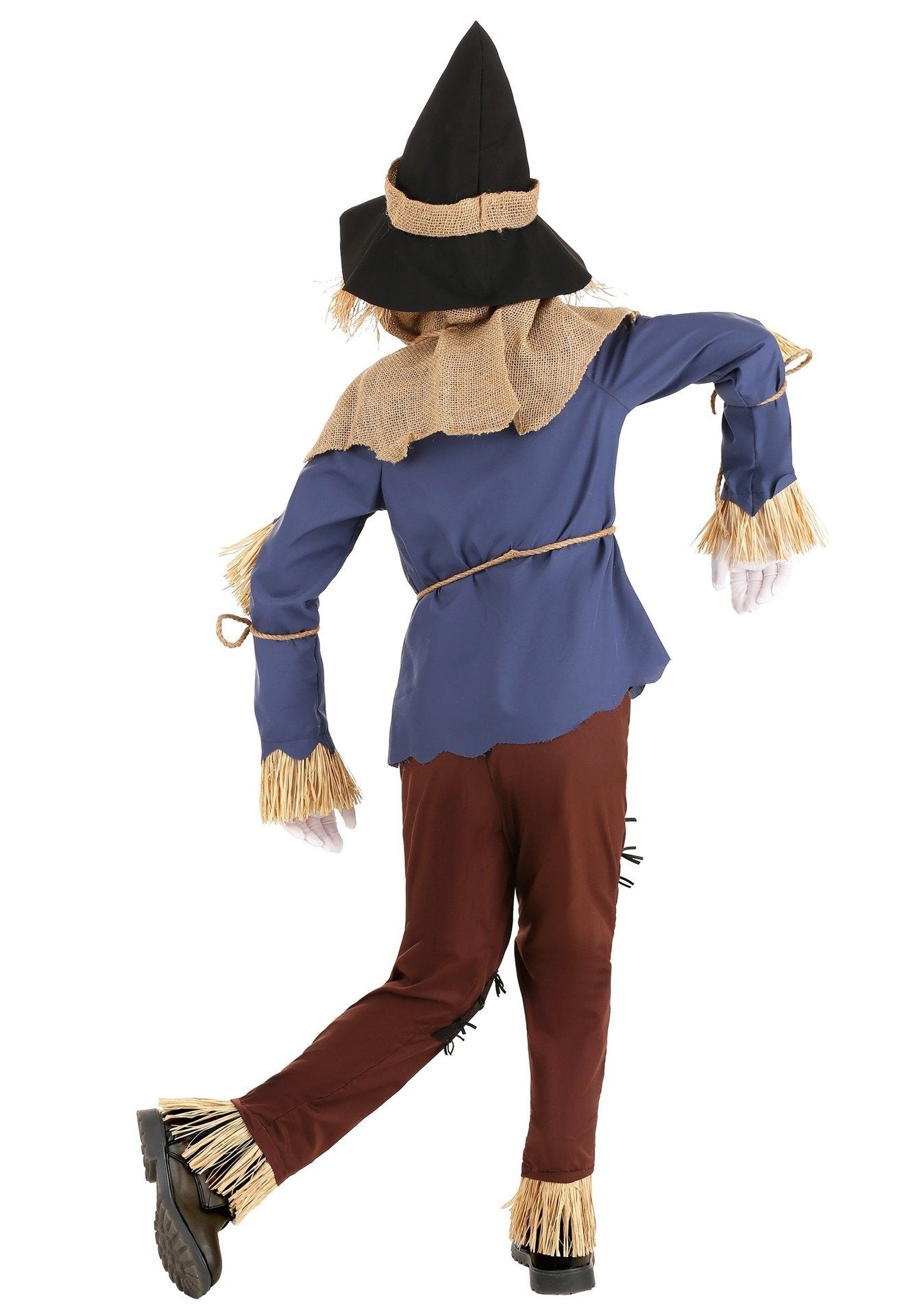 Family Matching Scarecrow Costume Female Male Boys Girls Strawman Halloween Party Dress Up Outfit