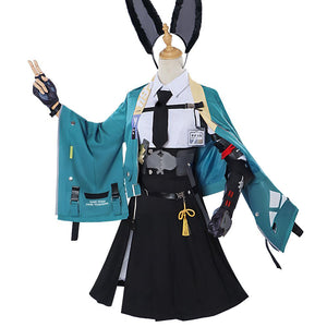 Women Hoshimi Miyabi Cosplay Costume Void Hunter Outfit Game ZZZ Dress Up Full Set