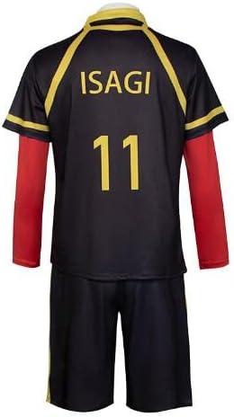 Adult Michael Kaiser Football Jersey Bastard Team Uniform Ness Cosplay Costume