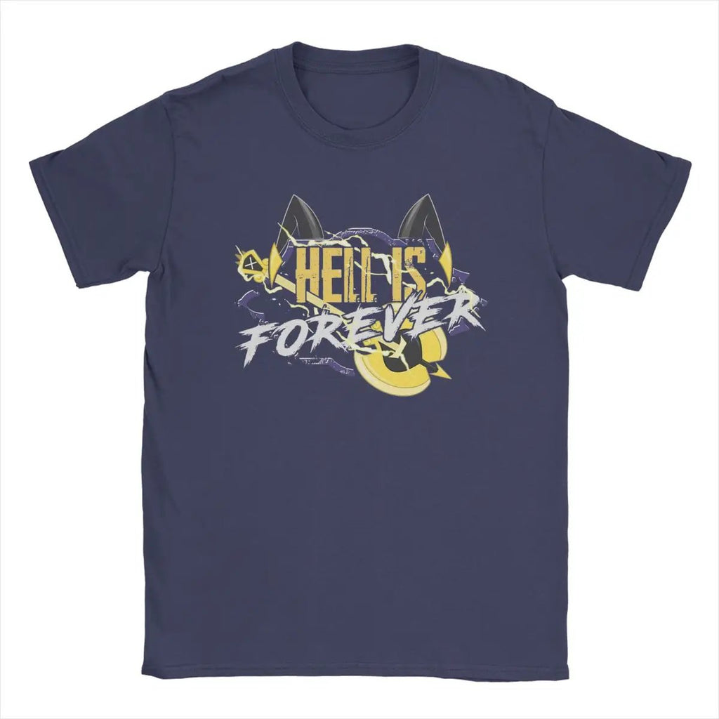 Adult Hell Is Forever T-Shirts Casual Men O Neck Pure Cotton Short Sleeve Tee Shirt Summer Tops