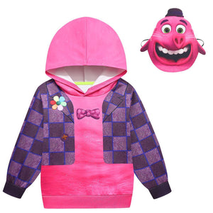 Kids Bing Bong Sweat Suit Cute Hoodie Pants with Mask for Cosplay