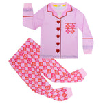 Kids The Queen of Hearts Sleepwear Bridget Casual Tops and Pants 2pcs Suit Girls Pajamas