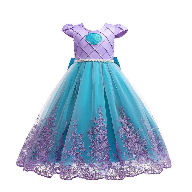 Girls Mermaid Light Up Dress Ariel Princess LED Party Outfit Tulle Sea Sun Baby Girls Mermaid Light Up Dress Ariel Princess LED Party Outfit Tulle Sea Sun Baby