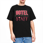 Adult Hotel Staff T-Shirt Men Women Unisex Merch Shirt Casual Short Sleeve