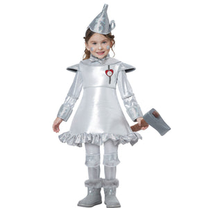 Tin Woodsman Costume Family Matching Kids Adults Wizard Tin Can Man Cosplay Outfit