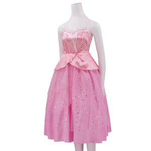 Adult Wicked Glind Dress Good Witch Pink Glinda Cosplay Costume