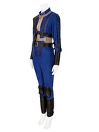 Vault 33 Suit Lucy Norm Shelter Clothes Blue Uniform Halloween Party Costume