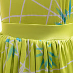 Girls Joy Dress Movie Cosplay Outfit Birthday Party Dress Yellow Printing Dress