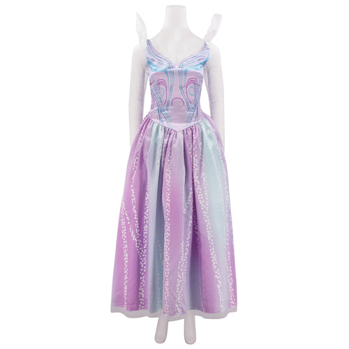 glinda silk maxi dress Adult Glinda Dress The Good Witch High Waist Long Mesh Sleeve Maxi Dre –  Sun Baby
