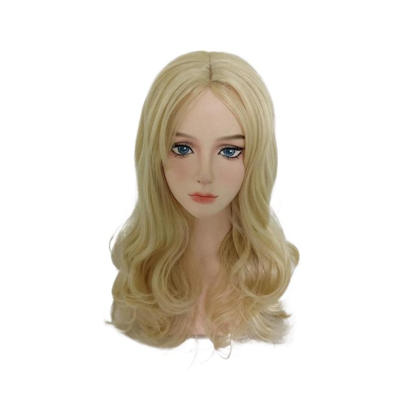 Black Elphaba Wig and Blonde Glinda Wig Soft Synthetic Cosplay Wigs