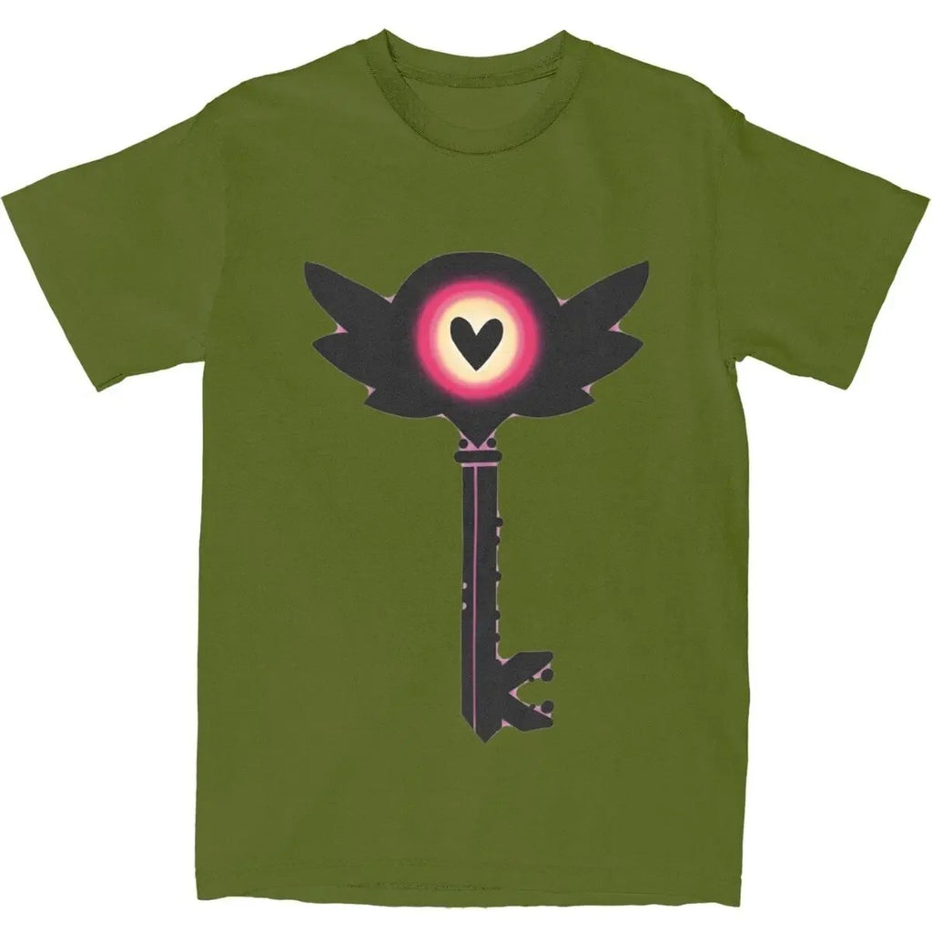Men Hotel Key T-shirt Hell Demon Short Sleeve Costume