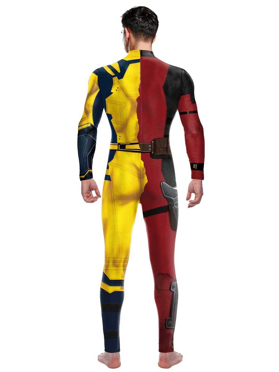 Adult Deady Pool James Howlett Costume Unisex Halloween Dress Up Suit for Female and Male