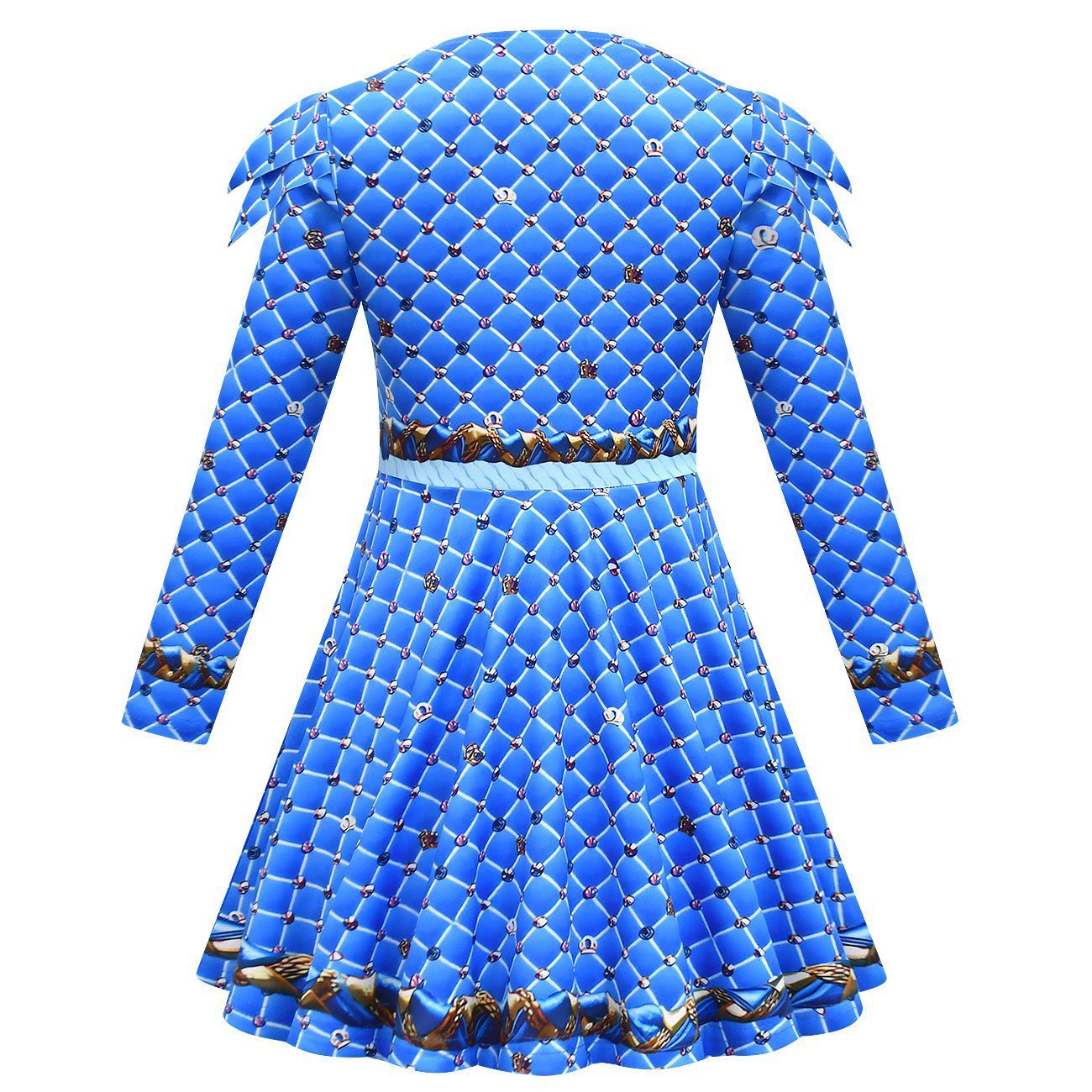 Girls Chloe Dress Blue Chloe Cosplay Outfit Halloween Costume