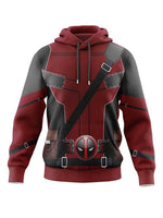 Adult James Howlett Hoodie Mens Logan Zip Up Sweatshirt with Plus Size for Daily Wear