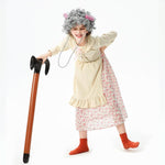 Old Lady Costume for Kids 100 Days of School Grandma Costume Full Set